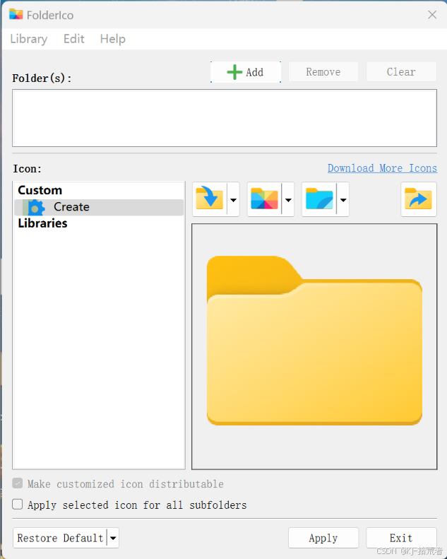 FolderIco文件夹颜色更改工具v8.1